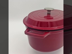 Email ovale Kasserolle des Roheisens