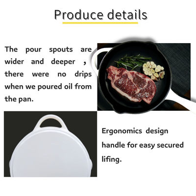 ISO9001 Gusseisen-Skillet-Set mit Teller