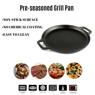 Vor reifer Roheisen-Grill Pan der Roheisen-Bratpfannen-30/35cm