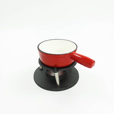 21cm Roheisen-Käse-Fondue-Topf 12 Pfund dauerhaft und langlebig