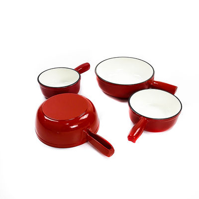 21cm Roheisen-Käse-Fondue-Topf 12 Pfund dauerhaft und langlebig