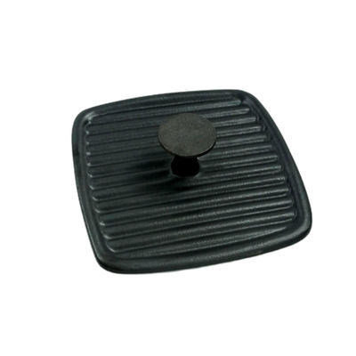 51.2*26.5cm Roheisen-Grill-Bratpfannen-Grill-Bratpfanne Pan With Press