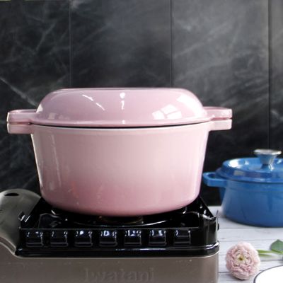 Roheisen-Kasserolle niederländischer Oven With Skillet Lid Height Soem-ODM 11.5cm