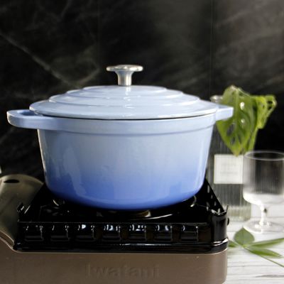 Email-Roheisen-Kasserolle der Größen-21/24/26/28.5cm für Verpflegung