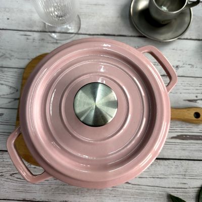 Emaillieren Sie überzogenen Roheisen-Suppentopf /cocotte durch Glasstop-Größe 18/20/22/24/26cm