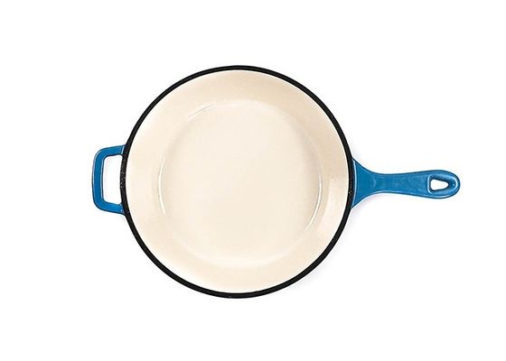 12 Zoll Roheisen-Bratpfanne-Pan Non Stick Enameled Cast-Eisen-Fischrogen Pan