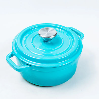 20cm Roheisen-niederländischer Oven Enamel Covered Round Dutch-Ofen-klassische Art