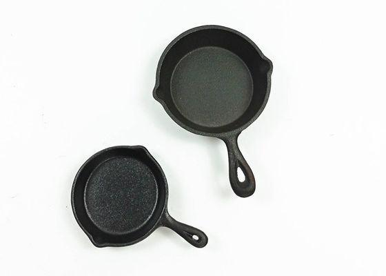 Rundes Roheisen haften nicht Bratpfanne 8-10 Zoll für das hohe Hitze-Kochen
