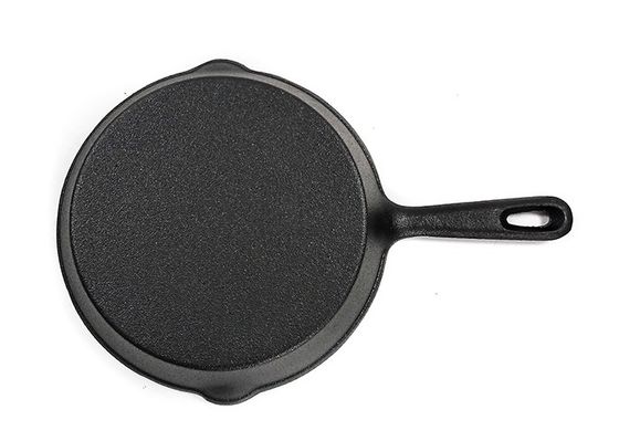 Rundes Roheisen haften nicht Bratpfanne 8-10 Zoll für das hohe Hitze-Kochen