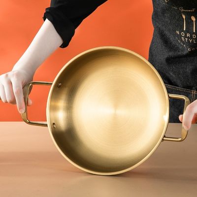 Edelstahl-Suppentopf Gloden 304 haften nicht Oberfläche für einfachere Reinigung