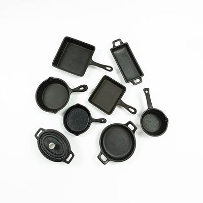 Roheisen Soem-ODM, das vor gewürzten Pan Grill Pan Set BSCI brät