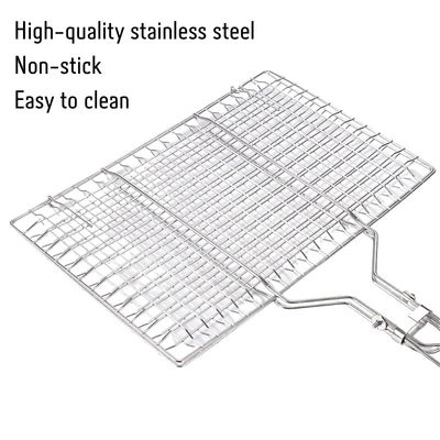 Multi Edelstahl-Grill-Grill-Netz des Zweck-50cm kampierendes kochendes gesetztes