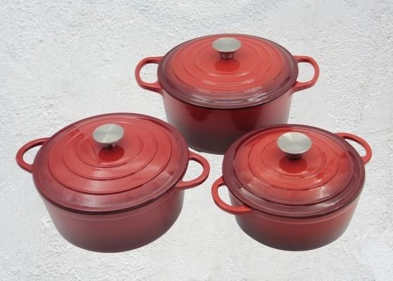Email-Roheisen-Kasserollen-Roheisen Stew Pot For Kitchenware