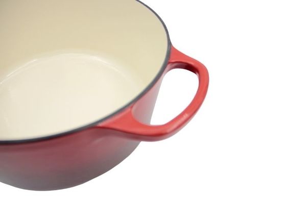 Emaillierte zuverlässige Roheisen-Kasserolle Roheisen-Suppen-Topf 29/31cm
