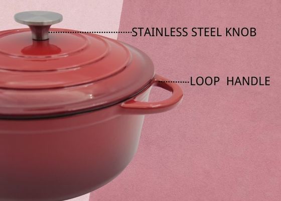 Email-Roheisen-Kasserollen-Roheisen Stew Pot For Kitchenware