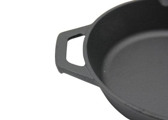 12 Zoll-Roheisen-Fritteuse-große Bratpfanne für Familien-Mahlzeiten