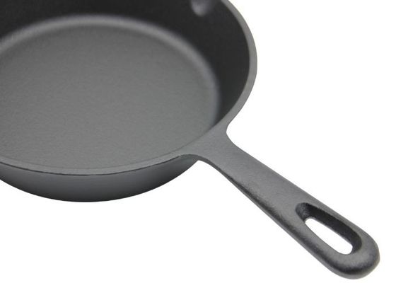 Runde würzte vor Roheisen-Bratpfanne mit Deckel-Durchmesser 6,3 Zoll 8 Zoll