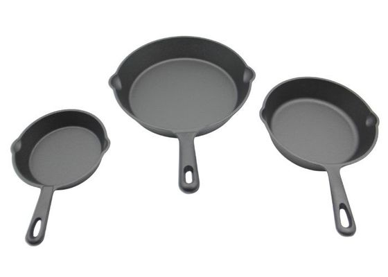 16cm Roheisen, das Pan Deep Cast Iron Skillet für das Aufruhr-Braten brät