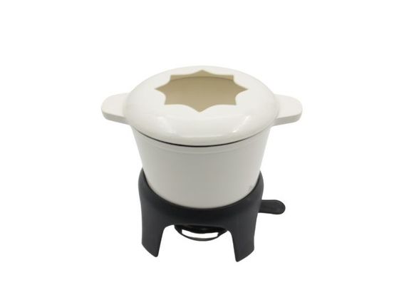 Kundenspezifische Emailbekleidungs-Käse-Fondue-Töpfe 1,5 Quart-nicht Stock