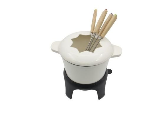 Kundenspezifische Emailbekleidungs-Käse-Fondue-Töpfe 1,5 Quart-nicht Stock