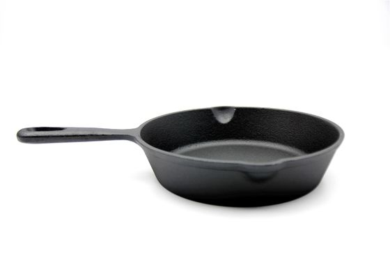 Das 6/8/10 Zoll-Roheisen-die Bratpfanne, die vor für Brandwunde, Sauté gewürzt wird, backen allen Ofen