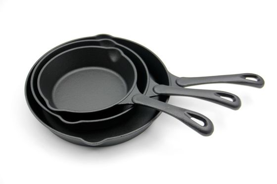6,3 Zoll würzte vor Roheisen-Bratpfanne für Kochen das im Freien