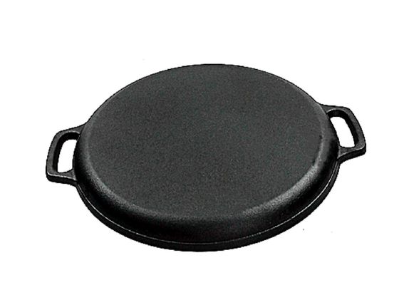 Roheisen-Bratpfanne, Grill Pan, Stück-Satz des Schmortopfs 3 würzte vor für allen Ofen
