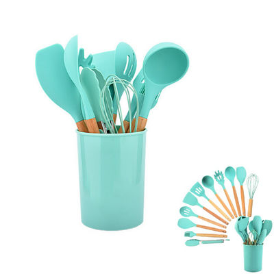 Küchen-Gerät-Silikon-Spachtel-Löffel mit nicht Stock-Oberfläche