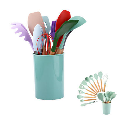 Küchen-Gerät-Silikon-Spachtel-Löffel mit nicht Stock-Oberfläche
