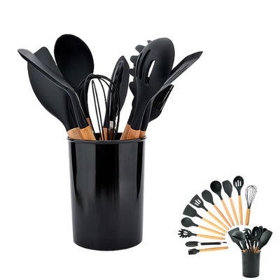 Nonstick Küchen-Kochgeschirr-Zusatz-Gerät eingestellt mit langem Griff