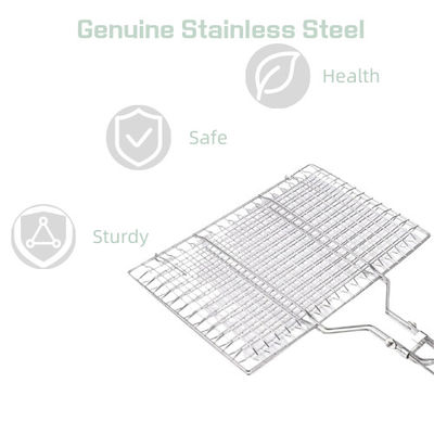 Multi Edelstahl-Grill-Grill-Netz des Zweck-50cm kampierendes kochendes gesetztes