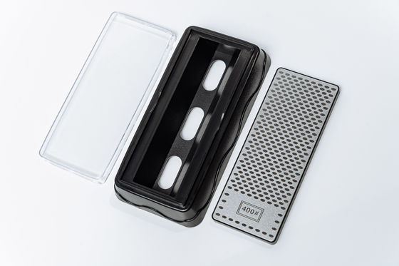 Faltendes polnisches kampierendes Werkzeug Schleifstein-Diamond Knife Sharpener Double Sideds im Freien