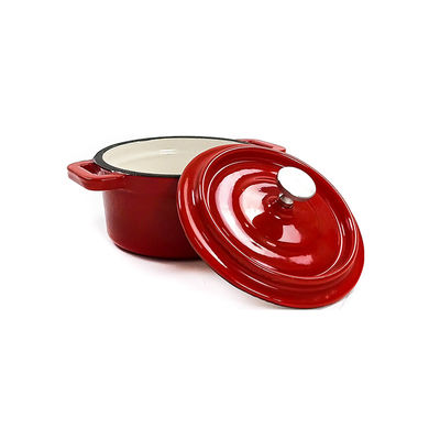 6 Quart Emaillierte Gusseisen-Ofen mit Deckel perfekt für Urlaubsküche &amp; Outdoor-Abenteuer