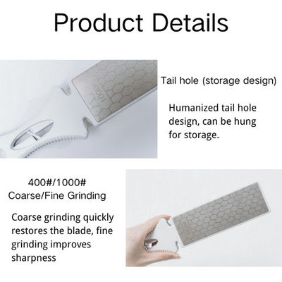 Diamond Knife Sharpener Double Sided-Messer polnische 5 - in- 1 Korn 400