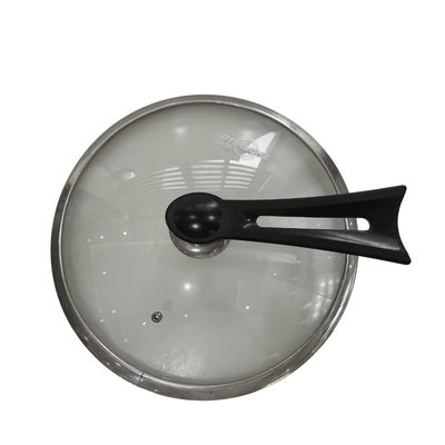 Klassischer 11Inch Roheisen-chinesischer Wok-Pan Skillet With Removable Silicone-Griff