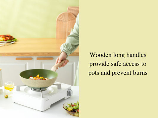 Hitzebeständiger Griff Pan With Flat Bottom Ands des vielseitigen chinesischen Wok-12Inch