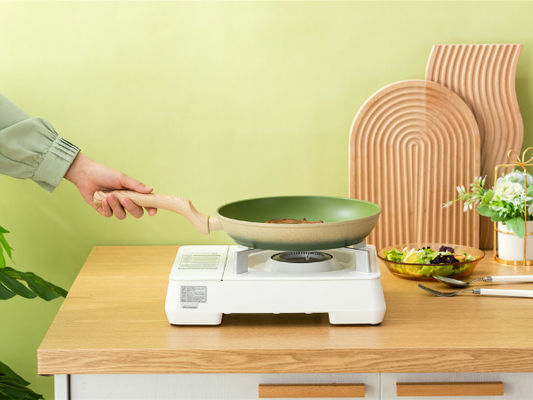 Gesunde kochende Bratpfanne 7Inch haften nicht 26cm mit Titanbeschichtung