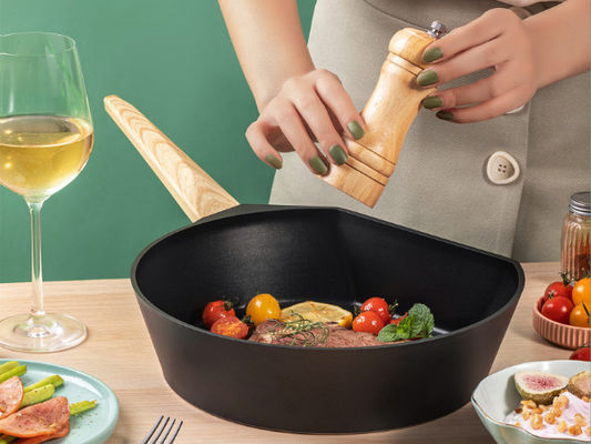 Spülmaschinen-Safe Non Stick-Bratpfanne 13 Zoll mit keramischer Beschichtung