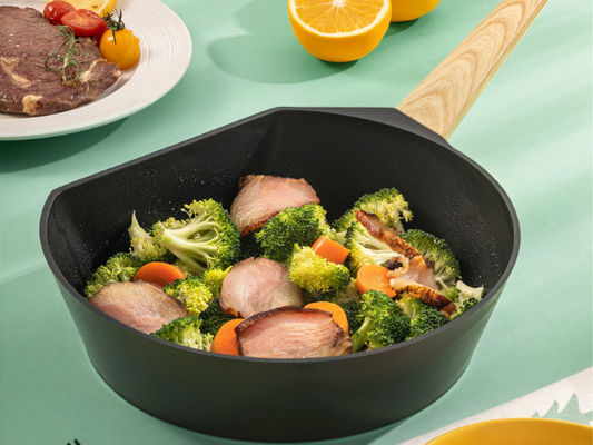 Spülmaschinen-Safe Non Stick-Bratpfanne 13 Zoll mit keramischer Beschichtung
