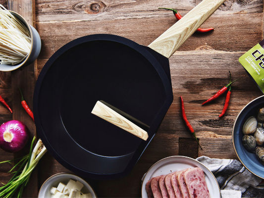 Oven Safe Aluminum Frying Pan 10.25Inch mit Silikon-Griff