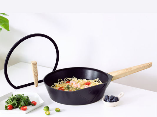 Leichter Aluminiumpfannkuchen Pan 12Inch mit nicht Stock-beschichtendem Schwarzem