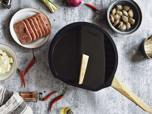 Aluminium 10.25Inch, das Pan Oven Safe With Silicone Handle brät