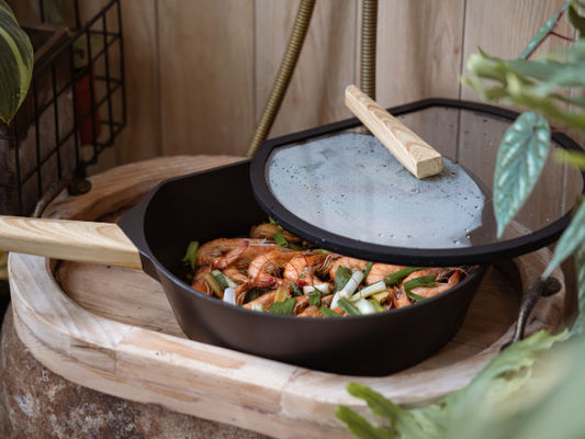 Vielseitiger nicht Stock-Aluminiumbratpfanne 8Inch für Induktion Cooktops