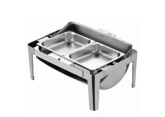 Edelstahl-rechteckige sichtbare Buffy Stove Heating Meal Hotel-Isolierung voller Flip Meal