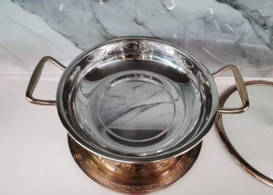 26cm Edelstahl-Scheuerteller-Buffet-Satz