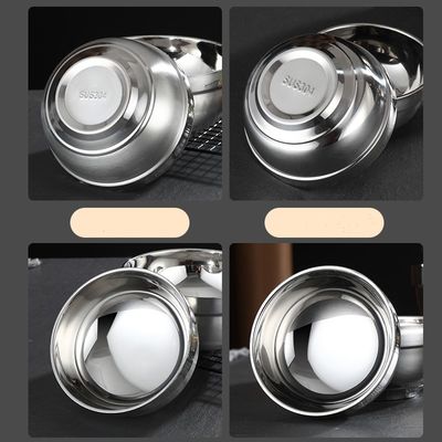 Doppelmauerte 304 Edelstahl Polsterschalen für die Küche