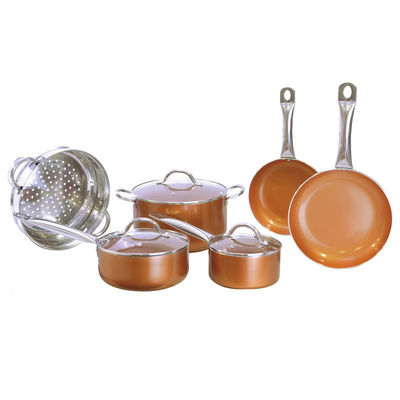 Hochwertige 11 Stück Guss-Aluminium-Küchengeschirr-Sets