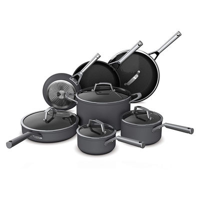 OEM Edelstahl-Kasserole &amp; Bratpfanne 12 Stück Set