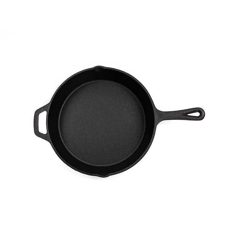 Vor reife lange Griff-Roheisen-Bratpfanne Pan 6/8/10 Zoll 3pcs/Set
