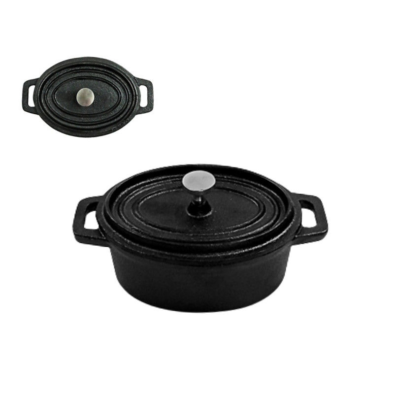 Matt Blake Cast Iron Casserole 4.5/7.2 Quart mit vor reifer Beschichtung